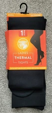 Heatwave Ladies Black Thermal Tights Heat Insulating Black - 140 Denier- Size S