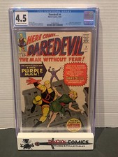 Daredevil  4 CGC 4.5 Origin and 1st App of the Purple Man 1964 CR 