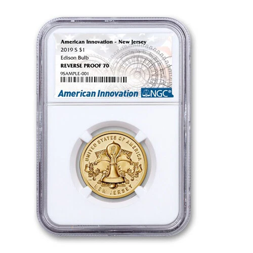 2019 American Innovation Dollar - New Jersey - Reverse Proof - NGC 70