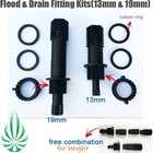 <!--F#f_0-->Flood Drain Tray System Flow Fitting Kit 13MM & 19MM Outlet Screens Extensions<!--F/-->