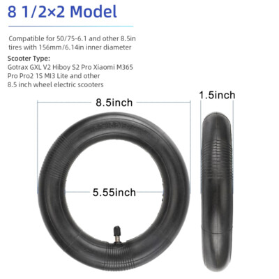 TUBE/your tube my tube /お中元BOX 2Pcs Inner 50/75-6.1 Tube Replacement For GOTRAX GXL Electric