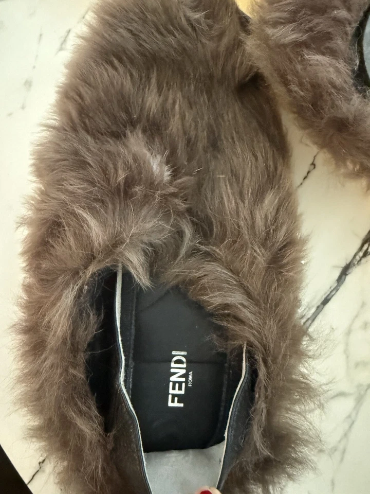 Zapatillas/mocasines Fendi de piel real  Foto 4 de 4