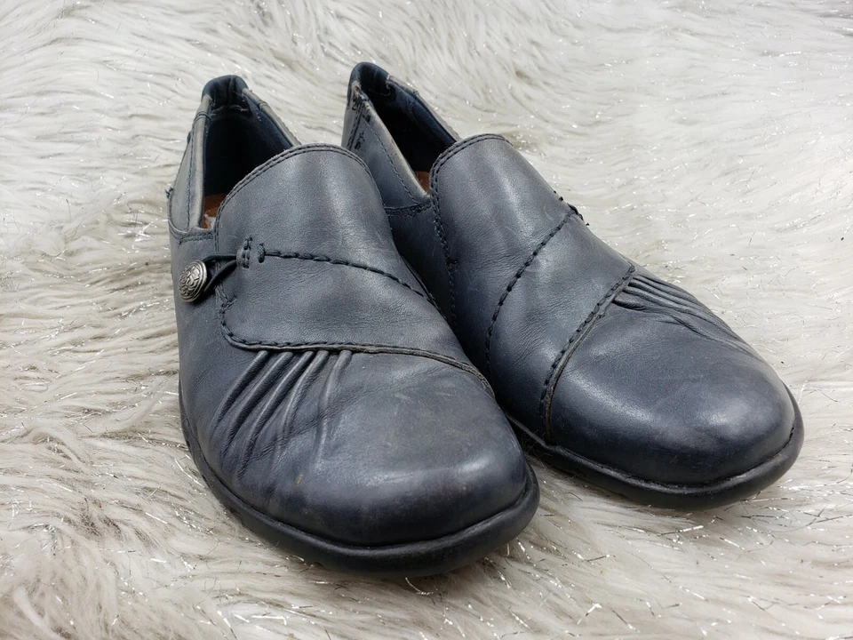 Повседневные туфли COBB HILL от New Balance темно-синие кожаные размер 7 - Изображение 2 из 4