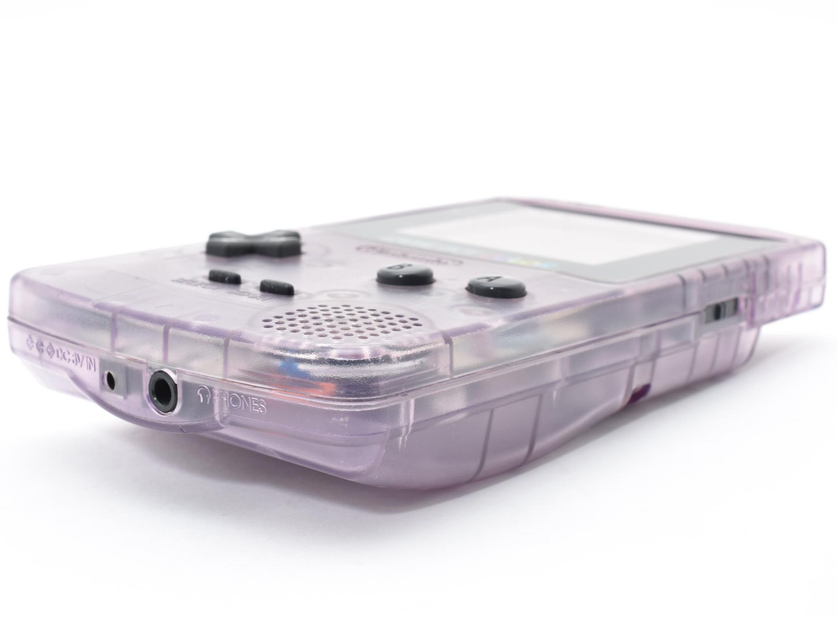 Nintendo Gameboy Pocket Printer Pocket Camera Clear Purple w/Cable