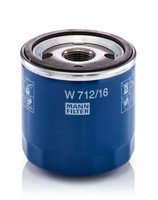 Mann-Filter W 712/16 ÖLfilter FüR Alfa Romeo Passend FüR Fiat Lancia