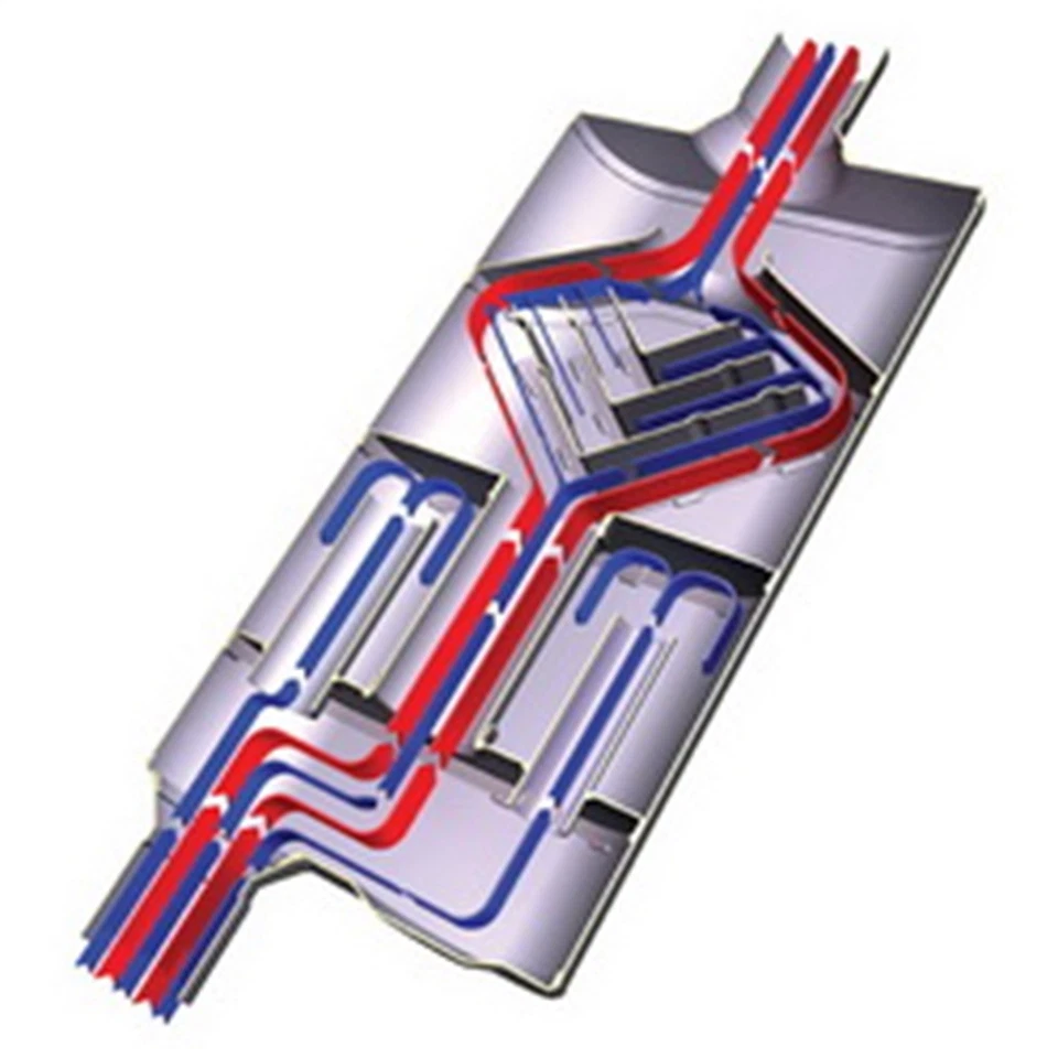 Silenciador de flujo Delta Flowmaster 942051 serie 50 Foto 4 de 4