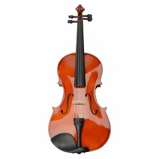 15" Inch Children High Quality Natural Acoustic Viola with Case