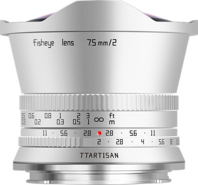 TTArtisan 7.5mm F2.0 Fisheye Weitwinkel Manueller Fokus APS-C Objektiv für Nikon