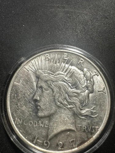 1927-D $1 Peace Dollar    Semi Key                BU      Lot#954