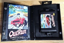 OutRun (w/High Score Mod) Game, Manual, & Case for Sega Mega Drive Genesis