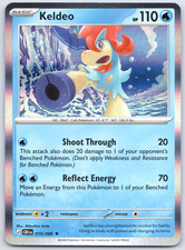 Pokemon TCG Keldeo ME04: Chaos Rising Holo NM Rare 019/086