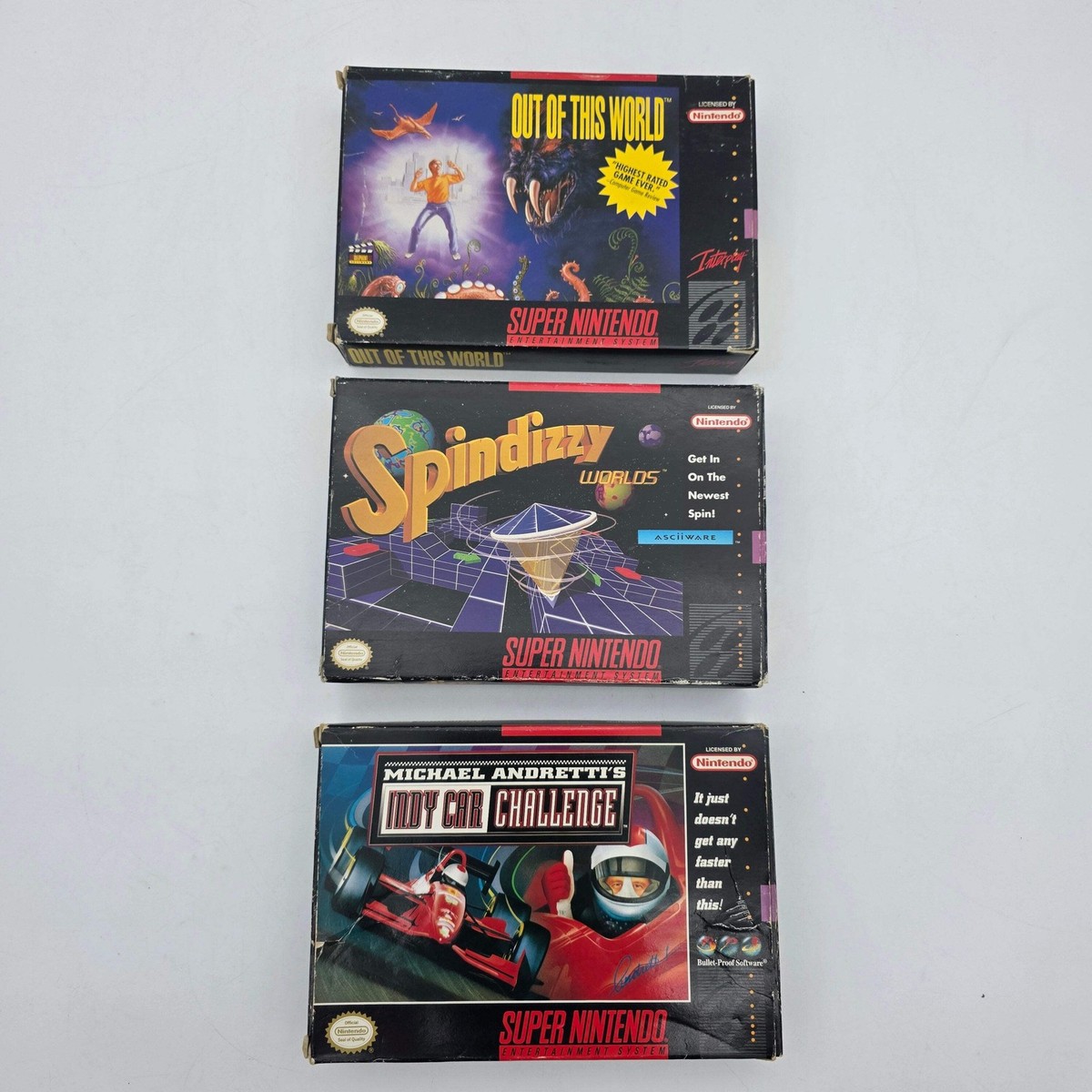 Lot 3 jeux Super Nintendo ( SNES) - Jeux vidéo