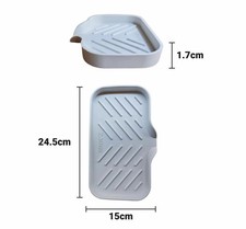 Sink Organizer Tray, Silicone Sink Splash Guard, Sink Sponge Holder, soap bar Ho