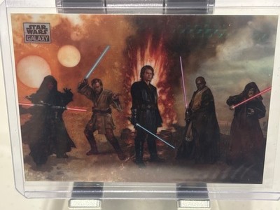 Fall of the Jedi 2025 Topps Star Wars Chrome Galaxy #68 Prism Refractor 1/75