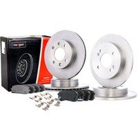 Maxgear Bremsscheiben 241/234Mm + BeläGe Vorne + Hinten Satz FüR Hyundai I10 PA