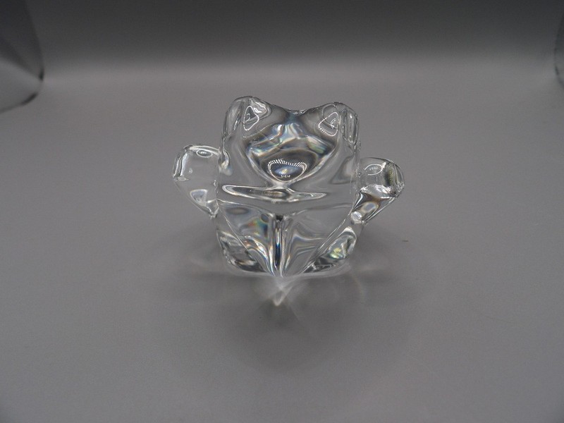 Daum France Lead Crystal Rabbit Paperweight  (combine ship)  w3759