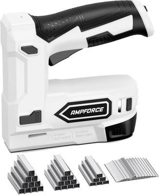 Cordless Staple Nail Gun Kit Electric Tacker Lightweight 4V