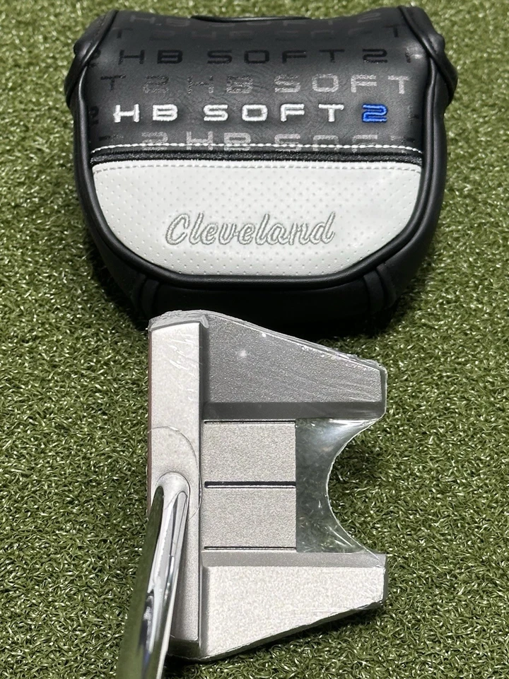 Cleveland HB Soft 2 #11C Center Shaft Putter Right Hand Steel 35" w/ Cover NEW - Image 2 of 4