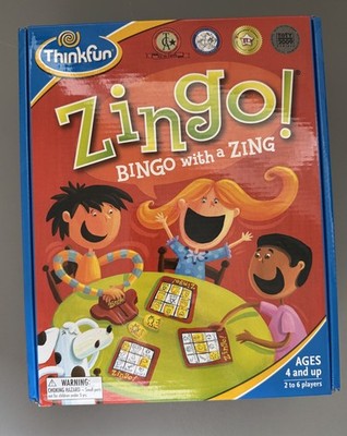 Zingo! Bingo with a Zing Kids Board Game | ThinkFun | Complete