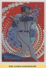 2014 High Tek National League Red Storm Diffractor 8/10 Freddie Freeman READ