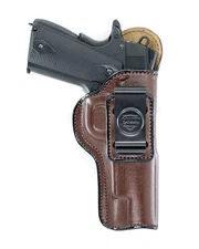 Maxx Carry IWB Leather Holster for Colt 1911 5", Brown, Right Hand Draw