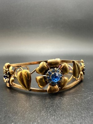 L S CO 12K GOLD FILLED & STERLING BRACELET FITS 7'' WRIST