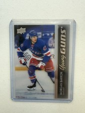 2021-22 Upper Deck Series 1 - Young Guns Morgan Barron #215 Clear Cut (RC)