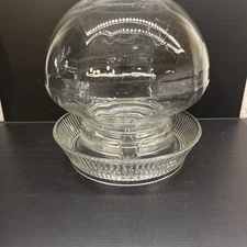 Vintage Glass Poultry Chicken Feeder Waterer Sana - Fount Anderson Box Co. 540