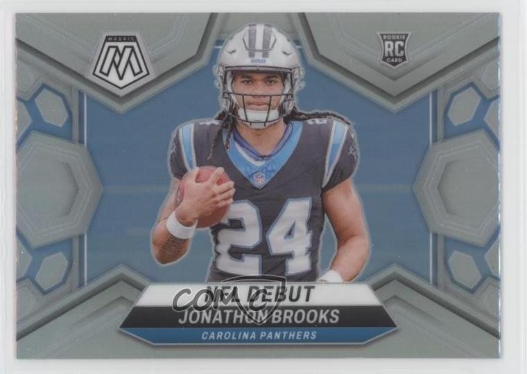 2024 Panini Mosaic NFL Debut Silver Prizm Jonathon Brooks #276 Rookie RC 1oa8