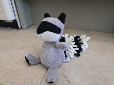 Jellycat kleine Nudel Waschbär Stofftier nicht mehr produziert Plüsch Sammlerstück authentisch