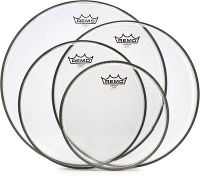 Remo Emperor 4-piece Tom Pack - 10''/12''/14''/16'' - Clear