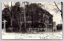 Wilmington Delaware High School Postcard 1910s Era Posted Letter