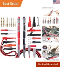 Upgraded 25-Piece Multimeter  Leads Kit - Versatile and Durable Accessories