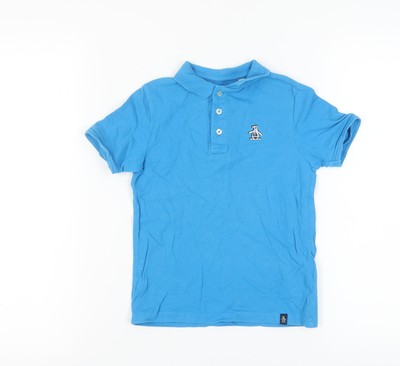 Original Penguin Boys Blue Polo Shirt 5-6 Years UK