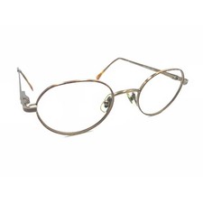 Hart Schaffner Marx 705 Tortoise Weave Brown Round Eyeglasses Frames 47-20 145