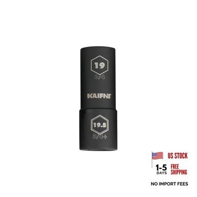 K231-025 1/2-inch Drive 19 x 19.5 mm Extra Thin Wall Impact Flip 19.0 x 19.5 mm