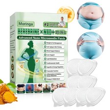 Moringa Berberine 10 in 1 Advanced Nano Microneedle Patch for Weight Loss