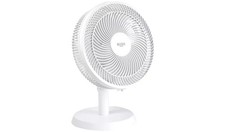 12Inch Bush Desk Fan White Oscillating 3 Speed Adjustable Tilt Table Fan USED
