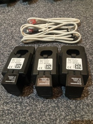 3x Socomec TR-24 63 to 200A Strommesswandler + Netzwerkleitungen