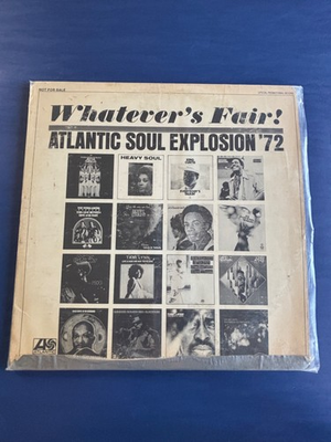 #ad Whatever#x27;s Fair Atlantic Soul Explosion 2xLP 1972 PROMO PR170 mono VG G tested $25.00