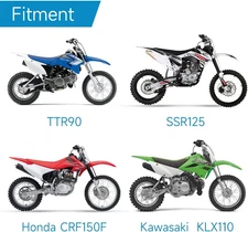 Universal Purple 22mm 7/8" Handlebar Grip Soft Rubber Comfort Racing Grips Co...