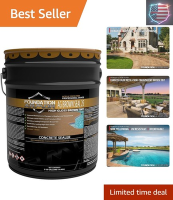#ad Armor AG Brown Seal 25 Brown Tinted Exposed Aggregate Sealer $359.94