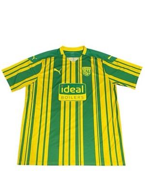 West Brom Albion Away Fußball Trikot Puma Kurzarm WBA Herren Größe XXL 2019 20