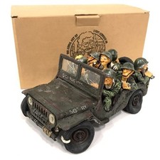 Guillermo Forchino Military Jeep Comic Art Figure No 1391 Vintage Style With Box