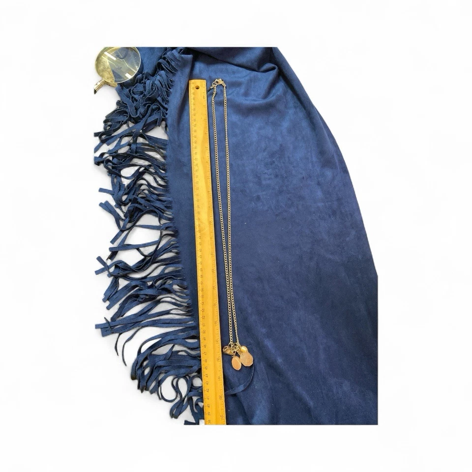 Collar J. Jill Cuarzo Rosa Madreperla Dije Tono Plata 30 Largo Boho Chic Foto 3 de 4