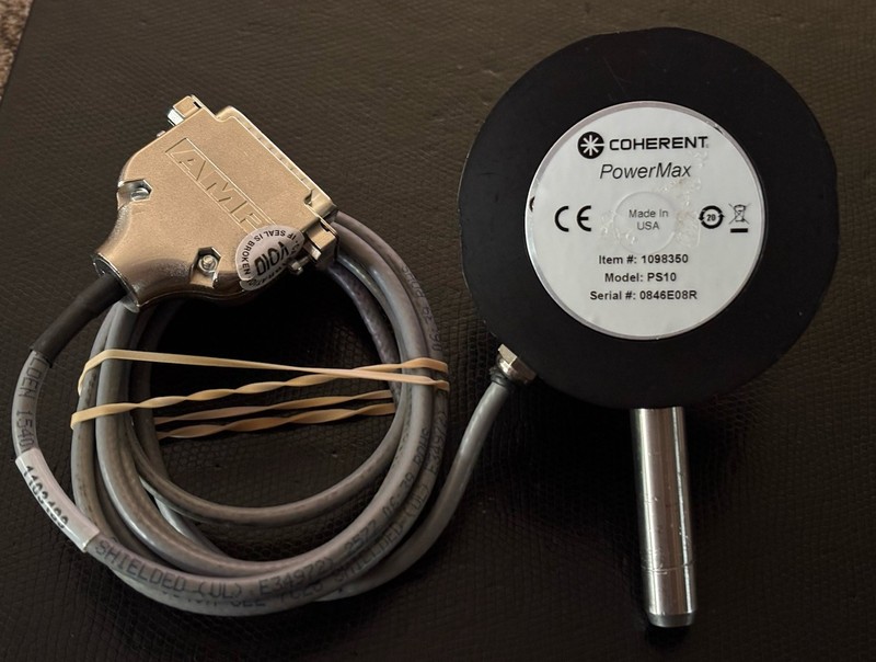 Coherent PowerMax - Model: PS10 High-Sensitivity Thermopile Sensor: Item 1098350