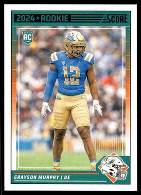 2024 Score Grayson Murphy Rookie Miami Dolphins #388