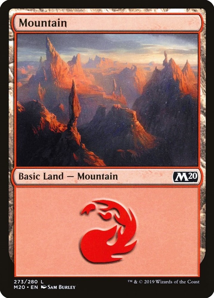Mountain Core Set 2020 MTG 273 LP