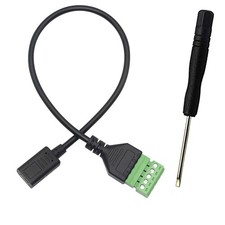 Usb C Terminal Type C Female Screw Terminal Block Connector Solderless Pluggable