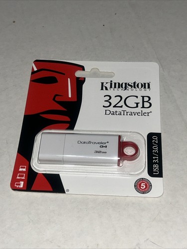 Kingston Flash Drive 32GB Speicherstick Brandneu DataTraveler - Bild 1 von 3